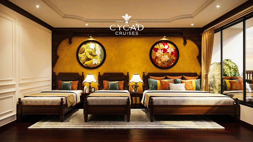 Unwind in luxury with panoramic Halong Bay vistas